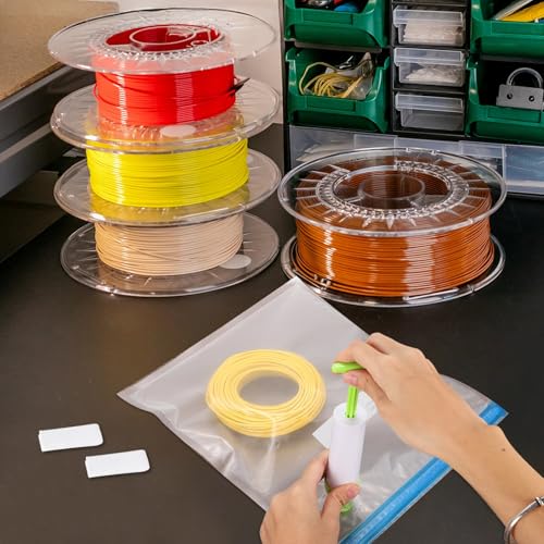 MECCANIXITY 50pcs Filament Vacuum Storage Bags 11x13 Plus Size 3D Printer