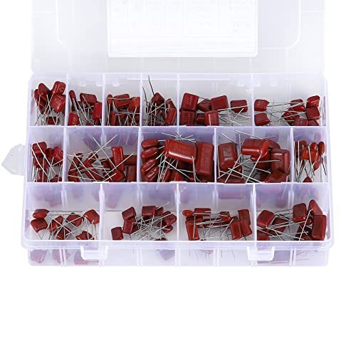180PCS 15 Values Metallized Film Capacitor