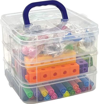 Teacher Created Resources Clear Stackable Storage Containers (TCR20449)