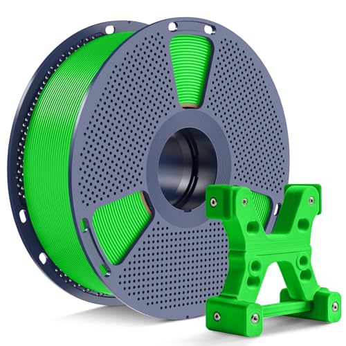 PETG Filament 1.75mm Neon Green Color, Ultra Tough, Heat Optimized, Odorless, 1kg(2.2lbs) SUNLU PETG 3D Printer Filament, Dimensional Accuracy +/- 0.02mm, Green - color: 1kg - Green