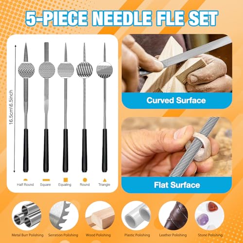3D Printer Tool Kit Essential 3D Printer Tools Accessories for Removing, Smoothing, Finishing, Deburring, Craving, for Bambu Lab, Ender3