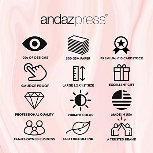 Andaz Press Fallin' in Love Autumn Fall Leaves Wedding Party Collection, Cupcake Topper DIY Party Favors Kit, Fancy Frame Shape, 18-Pack