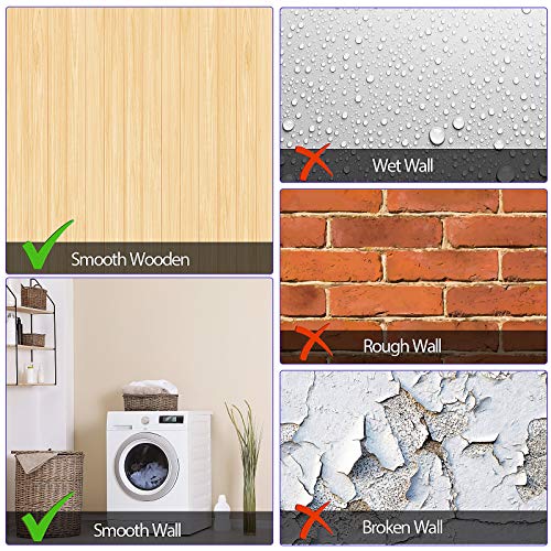 Outus 6 Pcs Magnetic Bulletin Board Strip 15" x 2" with 48 Magnets, White - color: White
