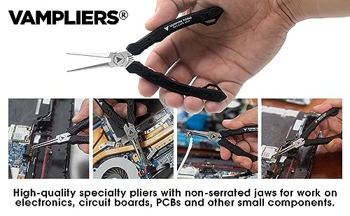 VAMPLIERS 4-PC 5" Precision Mini Pliers Set, ESD Safe, Made in Japan - style: 4-Piece 5" Precision Pliers Set