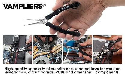 VAMPLIERS 4-PC 5" Precision Mini Pliers Set, ESD Safe, Made in Japan - style: 4-Piece 5" Precision Pliers Set