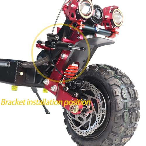 Steering Damper Mounting Bracket Kit Compatible with V5 11 inch Electric Scooter, Motorcycle Stabilizer Mount, Easy-Install Damper Bracket for V5 Scooters & Motorcycles (Blue) - color: Blue