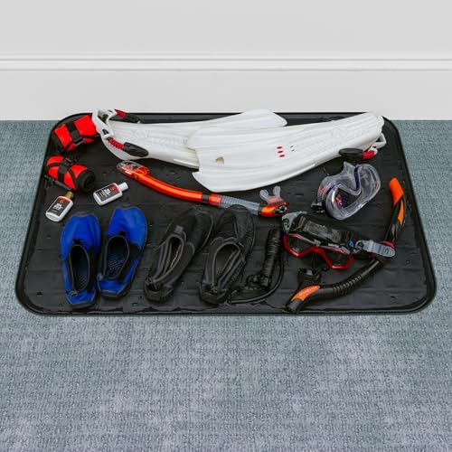 Scepter 37" L x 25" W Heavy Duty Utility Drip Tray, Black, 2-Pack