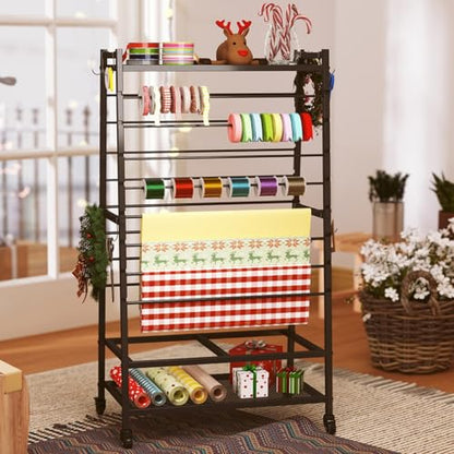 Ribbon Holder-Ribbon Organizer, Double-Sided Ribbon Holder Organizer Rack