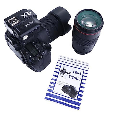 Vctitil 500-Piece Lens Cleaning Paper for Camera, Microscope, & Computer Screens - White Paper Tissues