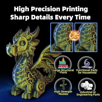 IdeaFormer-3D 2Pcs 0.6mm P2S H2S H2D Print Head Hotend Kit, Performance Extruder Hotend Kit with Removable Hardened Steel Nozzle for Bambu Lab P2S H2S/H2D/H2D Combo/A1/A1 Mini Laser 3D Printer - style: 2Pcs 0.6mm H2D H2S Hotend
