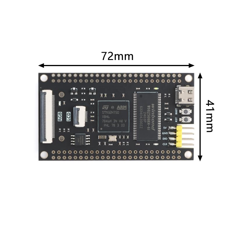 STM32H750XBH6 Board STM32 Development Board 16 bit SDRAM 128K Flash 1M SRAM Learning Board STM32H750 System Board