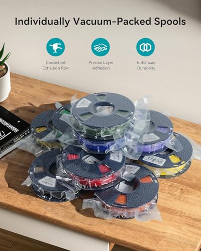 SUNLU PLA+ 2.0 Filament 1.75mm, 250g Spool Bundle, 3D Printer Filament - color: Pla Bundle-250gx8-2230102