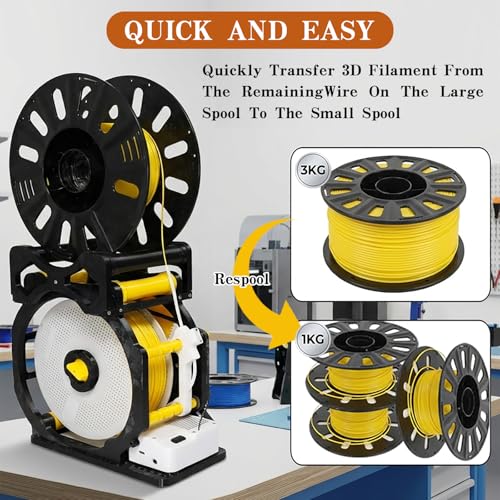 Electric 3D Industrial Filament Respooler Machine, 3DPrinter Winder Machine - color: Electric Version