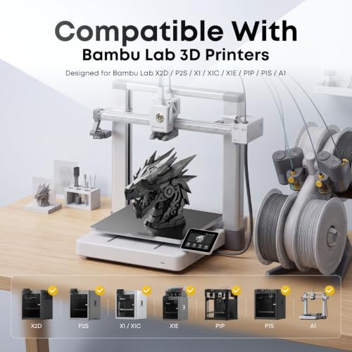 3D Printer Build Plate for Bambu Lab A1/X2D/P2S/X1C/X1E/P1P/P1S, 257x257mm