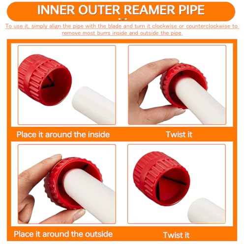 1/4'' - 1'' Depth Gauge and Pipe Deburring Tool Kit