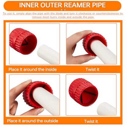 1/4'' - 1'' Depth Gauge and Pipe Deburring Tool Kit