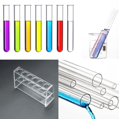 Acrylic Test Tube Holder Rack for 25ml Centrifuge Tubes Clear，Holds 13-20mm Tubes (25ml, 6 Wells) - color: 25ml, 6 Wells