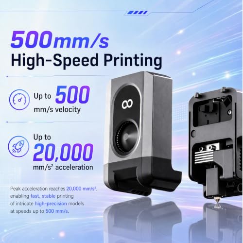 4PK Centauri Carbon 2 Hotend,0.2/0.4/0.6/0.8mm Hardened Steel Ceramic Heating,350°C Heat‑Resistant Print Head,500 mm/s High‑Speed Printing, Quick‑Detachable Wear‑Resistant Nozzle for Elegoo CC2 - color: 4 Pack CC2 Hotend Kir(0.2/0.4/0.6/0.8mm)