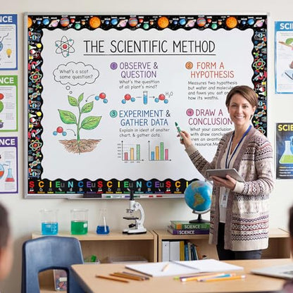Containlol 118ft Bulletin Board Border Classroom Border, Science Style - style: Science Style