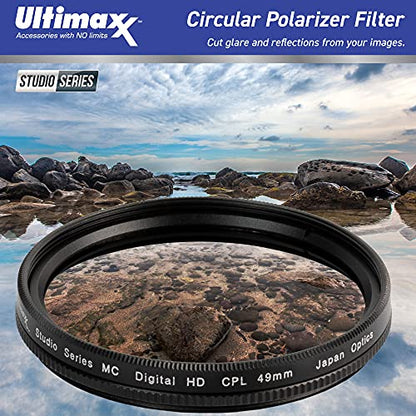 Ultimaxx 420-800mm (w/Converter 840-1600mm) f/8.3-16 Manual Telephoto Zoom T-Mount Lens Kit for Nikon D700, D750, D780, D800, D810, D850, D3500, D3400, D5200, D5300, D5500, D5600, D7100, D7200 &More
