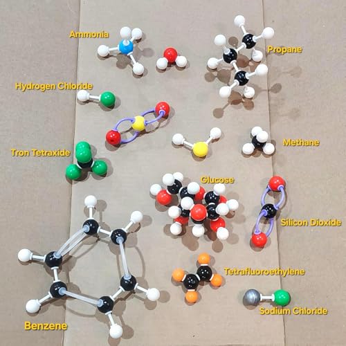 135 Pcs Rganic Chemistry Model Kit, Portable Molecular Model Kits - style: Combination1 135Pcs