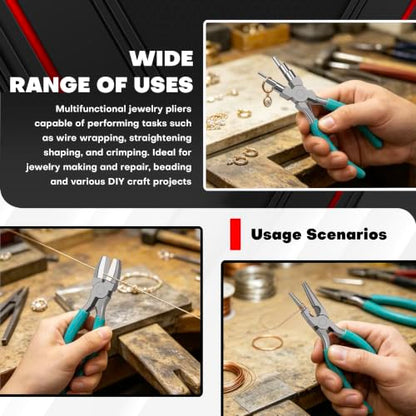 C&T 3-Piece Jewelry Pliers Set, Jewelry Making Tools Kit - style: 3PC