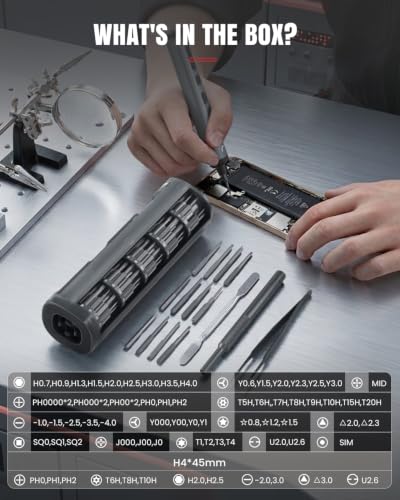 VMAN 78-in-1 Precision Electric Screwdriver Set for Electronics Repair