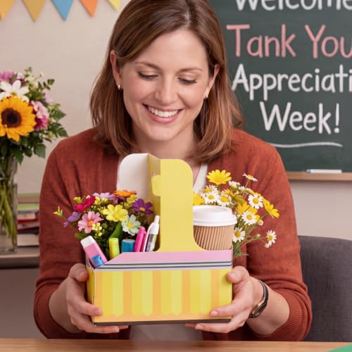 40 Pcs Back to School 2 Cup Drink Carriers for Teacher Gifts