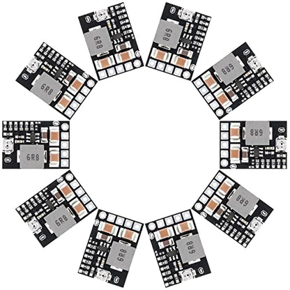 DROK 1.8V/2.5V/3.3V/12V/9V/5V Buck Converter Adjustable Pack of 5 - color: Black