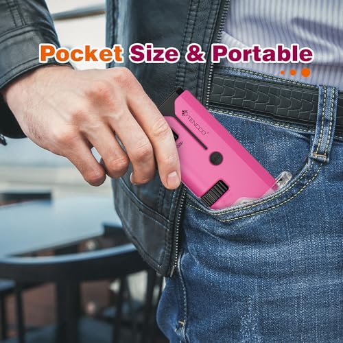 100x-250x Pocket Microscope for Kids Adults, Protable Handheld Miniscope, Mini Microscope Kit for Kids Adults Home School Lab Biology Science Education, Pink - color: Pink