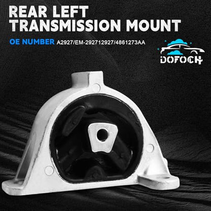 Engine Engine Motor Mount Kit Fit for 2001-2007 Chrysler Town & Country 3.3L 3.8L, 2001-2003 Chrysler Voyager V6 3.3L, 2001-2007 Grand Caravan V6 3.3L 3.8L OE# A2926HY A2925 A2927 A2928 - size: For 2001-2007 Town&Country 3.3L 3.8L