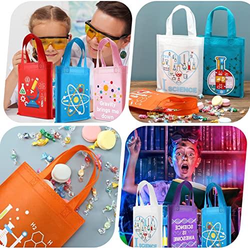 Ferraycle 24 Pcs Science Party Favor Bags, Stem Party Favor Bags, Blue - color: colorful