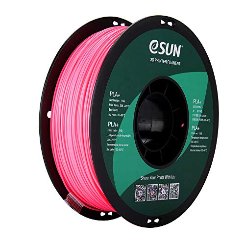 eSUN PLA PRO (PLA+) 3D Printer Filament, Dimensional Accuracy +/- 0.03mm, 1kg Spool, 1.75mm, Pink - color: Pink