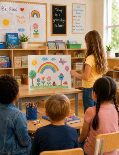 2-Pack 26 x 17 in Trifold Poster Boards for Science Fairs and Displays