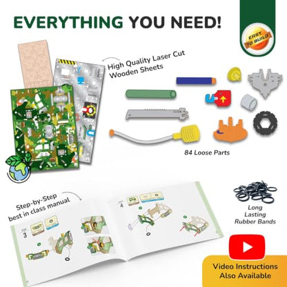 Smartivity DIY Military Vehicle Truck Toy for Kids 8-14 Years - style: Military Truck