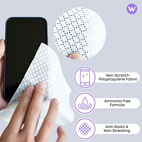 See Clear Original Lens Cleaning Wipes - Pre-Moistened Eyeglass & Screen Cleaning Cloth Towelettes - Streak Free, Scratch Free Lens & Electronic Screen Cleaner - 12 Resealable Packs of 16 (192 Wipes) - size: 16 Count (Pack of 12)