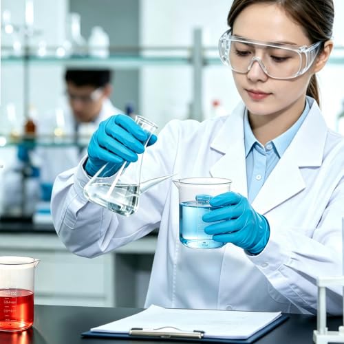 30 Pack Plastic Beakers,5 Size Graduated Measuring Beaker Set of 6 (50ml,100ml,150ml,250ml,500ml）,Premium Polypropylene Plastic Beakers for Kids,Science Lab Equipment, Home Experiment