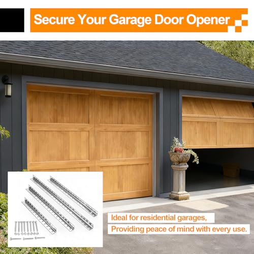 Garage Door Opener Hanging Bracket Kit, 13-Gauge Steel, 4-Piece