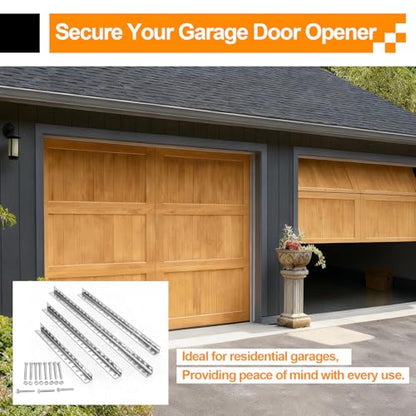 Garage Door Opener Hanging Bracket Kit, 13-Gauge Steel, 4-Piece
