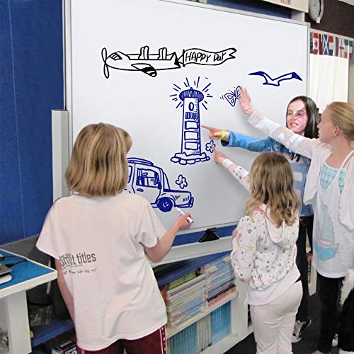 Mobile Whiteboard on Wheels, 48"x36" Double-Sided Magnetic Dry Erase Board - Flipchart Easel for Office, Classroom & Home, Rolling Stand with Easy Flip Feature - size: 48"W x 36"H