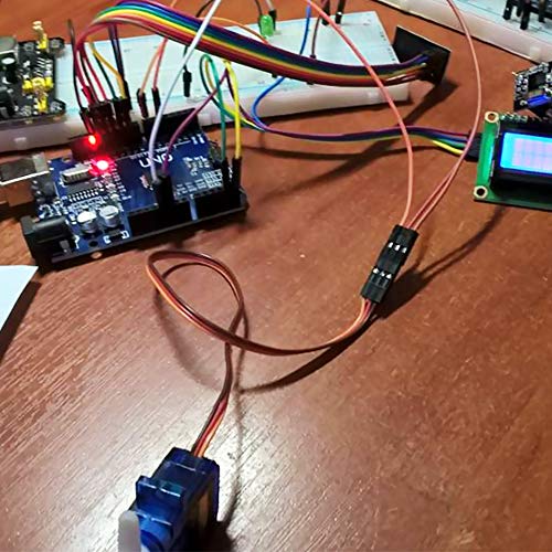 2Pack SG90 Micro Servo Motor 180 Degree 9G Gear Motor for RC Car Robot Helicopter Airplane Boat DIY Project Control