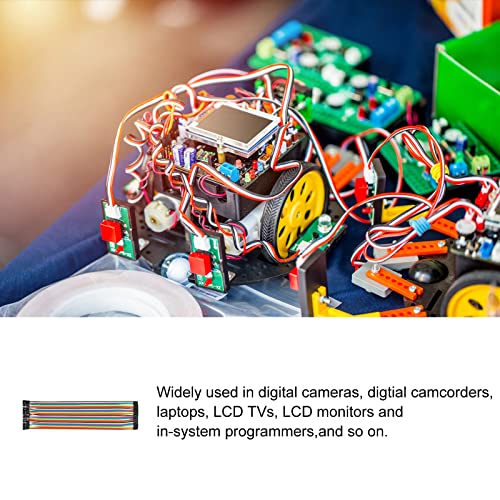Breadboard Jumper Wires Ribbon Cable, [for PC Motherboard, DIY Experiment] - Female to Female / 2P to 1P / 2mm to 2.54mm Pitch / 20.5cm / 20Pcs