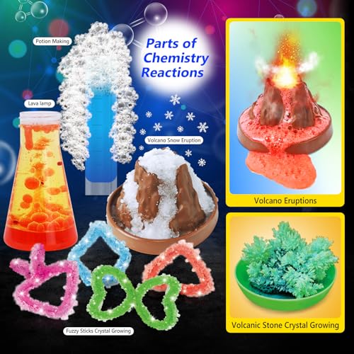 UNGLINGA Science Kit for Kids with 212 Easy Experiments - style: Science Kit with 212 Experiments