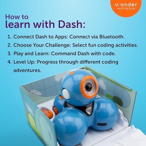 Wonder Workshop Dash Robot - Coding Robots for Kids 6 and Older - size: Dash Robot