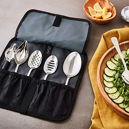 Mercer Culinary 7 Piece Plating Spoons II Set - size: 7-Piece Plating Spoons Kit (Version 2)