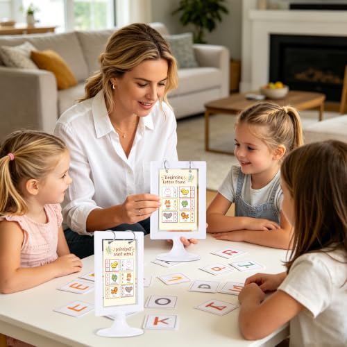 6 Pcs Mini Anchor Chart Holder, 4 x 6 Inches Learning Card Stand Anchor Chart Display for Classroom Teaching Holding Alphabet Number Vocabulary Paper Organization Interactive Displays - size: Size2