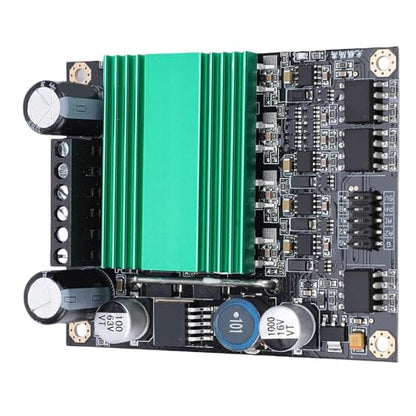 Jectse DC Motor Driver Module, 100A Dual Channel H Bridge Optocoupler Isolation with Heat Sink, for DIY Robot High Power Applications