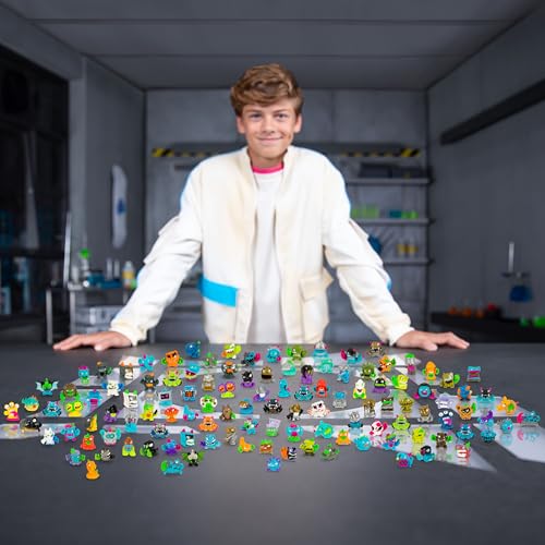 MrBeast Lab Swarms Lab Pack, Experiment By Adding Water, Shaking Test Tube & Revealing 5 PK of 1" MrBeast Collectible Characters, 100+ to Collect, Look Out for the Limited Edition Hyperchrome Panther - style: 5 Pack