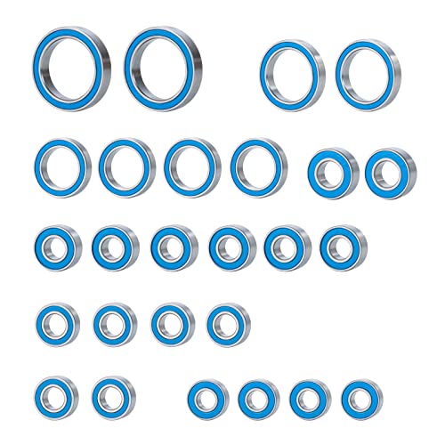 26Pcs Metal Wheel Hubs Blue Sealed Bearing Kit