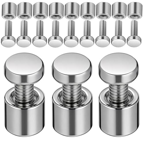 NUOBESTY Standoff Screws with Caps M4*12 12 Sets